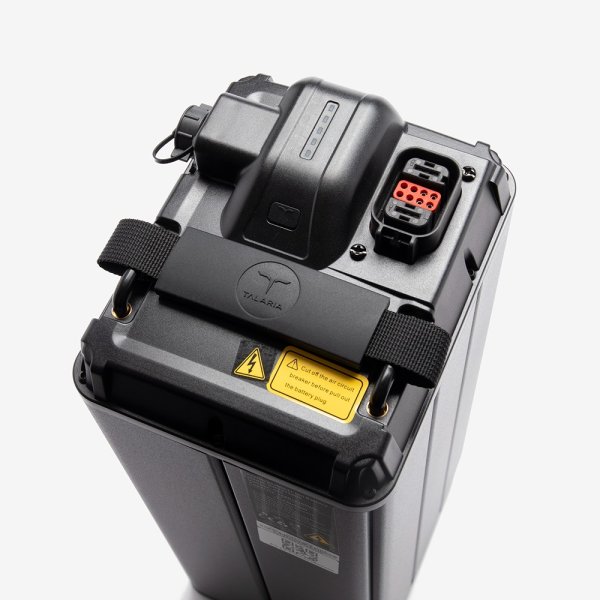 Talaria Sting R replacement battery installed in TL4000 frame